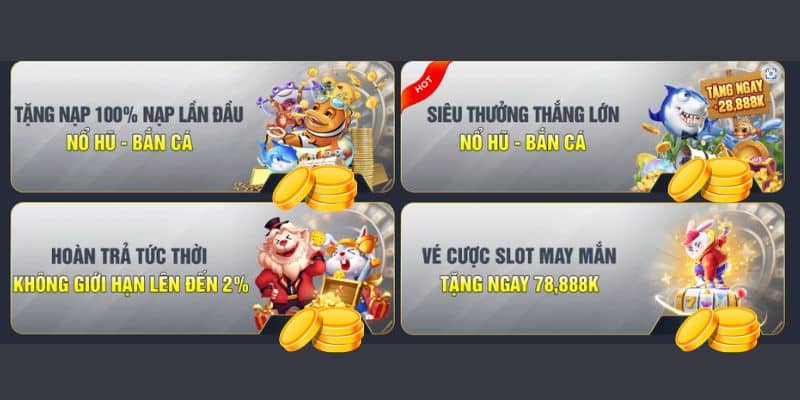 Sân chơi bắn cá đổi thưởng tri ân bằng nhiều khuyến mãi hấp dẫn